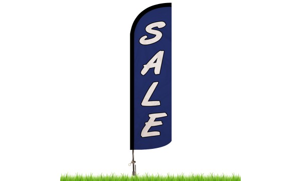 Sale (Blue) Advertising Flag